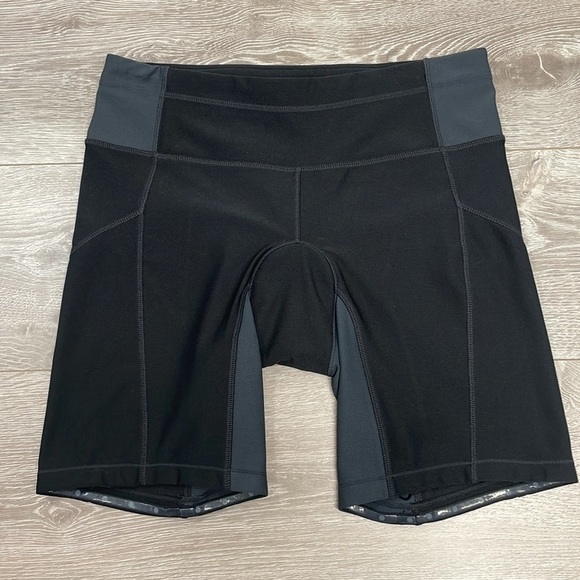 NWOT Mondetta Padded Cycling Biking Shorts Pocket L - Picture 3 of 14